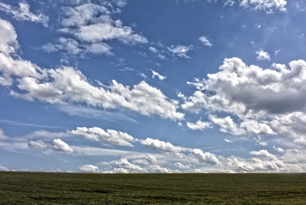 Ein Himmelpanorama