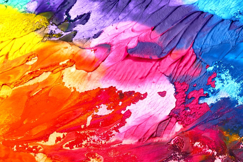 abstrakter Acryl-Kunstdruck
